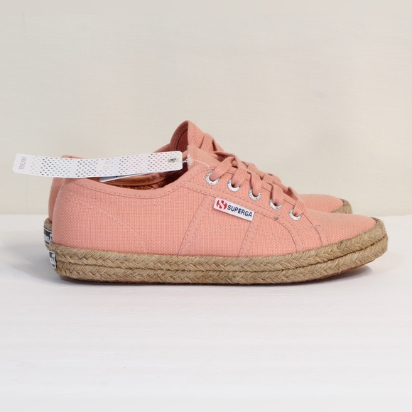 Superga 2750 Rope Dusty Pink Unisex Canvas Sneakers NWT - Picture 4 of 10